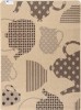 Covor Bucatarie Tip Iuta, Model Flex 19056-19, Marime 75 x 200 cm, Maro, Antiderapant, Antialergic, Polipropilena, Living, Dormitor, Sufragerie, Birou