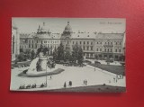 CARTE POSTALA - RPR - CLUJ - PIATA LIBERTATII, Circulata, Fotografie