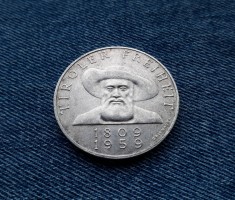 50 Schilling Austria 1959 tiroler Freiheit 1809 - 1959 silingi argint