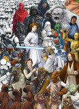 Fototapet 4-4111 Star Wars Cartoon - Colaj