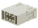 Conector HDC Modul Tată 5 Pini 16A 400V