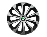 Set 4 capace roti Fame II cu inel R14, pentru gama auto Skoda, Autohelix MSA
