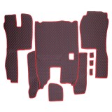 Cumpara ieftin Set Covorase Piele Ecologica Truck Umbrella Pentru Scania Seria R 2005-2016, Manuala, Negru