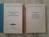 Lot 2 buc. Ghid Caile ferate Austria locomotive electrice indrumator 1957 carte veche limba germana transporturi calea ferata, 1947
