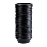 Vaza flori ceramica neagra 12,5 x 35,5 cm