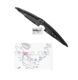 Ornament superior Trager, panou central fata HYUNDAI I30 (GD), 03.2012-03.2017, original,