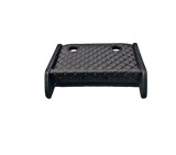 Masa de bord cu 2 suporti pahare, piele ecologica culoare Negru cusatura Rosie, Renault Master 4 2020-2024