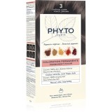 Phyto Color culoare par fără amoniac culoare 3 Dark Brown 1 buc