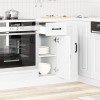 VidaXL Dulap de bază de bucătărie &bdquo;Kalmar&rdquo; din lemn prelucrat alb 853457