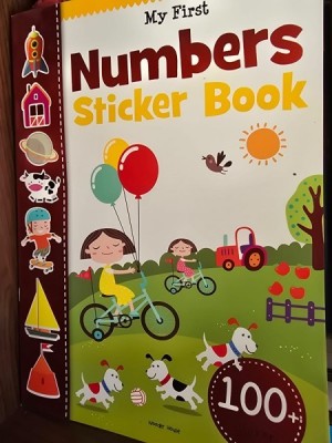 My first Number sticker book foto