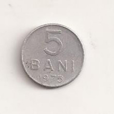 Moneda - Romania 5 bani 1975 , v16