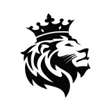 Cumpara ieftin Sticker Auto , zKing Lion, , Autocolant Leu Regal din Folie Oracal