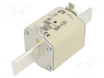 Siguranță industrială ETI POLAM 160A 500V gG ceramică NH2 foto