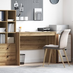 vidaXL birou de scris stejar artisan MDF 100 x 50 x 76 cm simplu