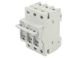 Siguranță Siemens 3 poli 16A 400V pentru șină DIN D01