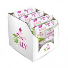 Servetele umede, BIOLLY ANTIBACTERIAL, set de 8 pachete x 100 buc., 800 buc. foto