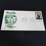 FDC. SUA 1972 - Plic &#039;Prima Zi de Emisiune&#039; Crăciun 1972
