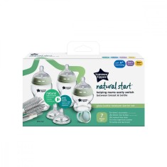 Set biberoane din sticla 0 luni+ Closer to Nature, 1 bucata, Tommee Tippee foto