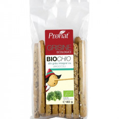 Grisine din Faina Integrala de Grau cu Aroma de Broccoli Bio 80 grame Pronat