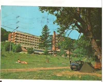 CPIB 16069 CARTE POSTALA - CACIULATA. COMPLEXUL BALNEAR, AUTOTURISM foto