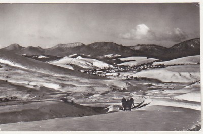bnk cp Iarna in Muntii Vrancei - Vedere - circulata foto
