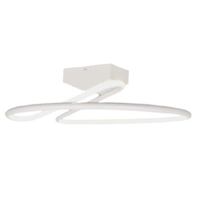 Candelabru led 43w 4000k 52x22cm - alb foto