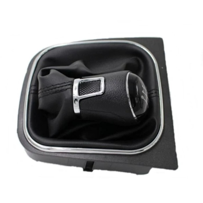 Maner/Nuca schimbator 6 viteze negru + manson schimbator, compatibi VW Golf 6 Motor Starter