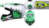 Casca Moto Atv Cross Enduro Downhill + Ochelari 100% ,marimi disponibile ,S,M si L