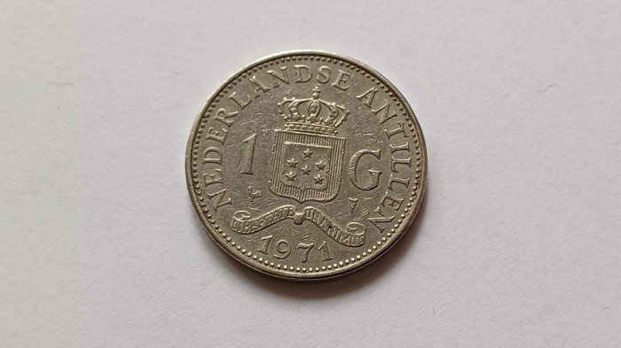 Antilele Olandeza-1 Gulden 1971
