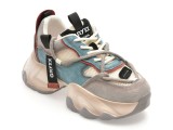 Pantofi sport GRYXX albastri, 3281, din material textil si piele naturala