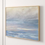 Tablou pictat manual Peisaj Orizont Indepartat 50x70cm Galerie arta