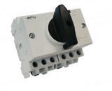 Comutator sursa 3x63A 3 poli 63A 1-0-2 rotativ modular montare pe sina, Omu System