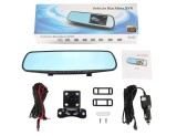 Cumpara ieftin Camera Auto Oglinda Dubla Fata Spate, Rezolutie HD, Ecran 3.5 Inch, Unghi 170 Grade