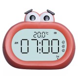 Ceas ambrasmart cu Alarma si Afisaj de Temperatura, Zgomot redus, Pentru Adulti si Copii, Ceas Electronic cu LED, Lumina de Noapte, Control prin Telef