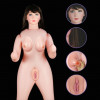 Papusa Gonflabila Sex Victoria Lovetoy, 152cm, Silicon, Fata 3D, Par Lung, Realistica, Vagin si Anus Texturat + Lubrifiant
