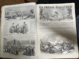 Carte veche LA PRESSE ILLUSTREE 1870-72 Conține numerele 147 p&acirc;nă la 222