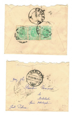 Romania 1899 - Plic circulat Barlad-Odobesti foto