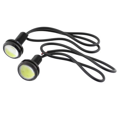 Set 2 becuri auto, cu LED, 23mm, 12V, lumina alba, 196668 foto