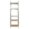 Raft Metalic Breckner Germany 180x60x45cm, 4 Polite MDF, 100kg/polita, Montaj Fara Suruburi