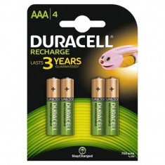 Set 4 acumulatori Duracell, tip AAA, 750 mAh foto