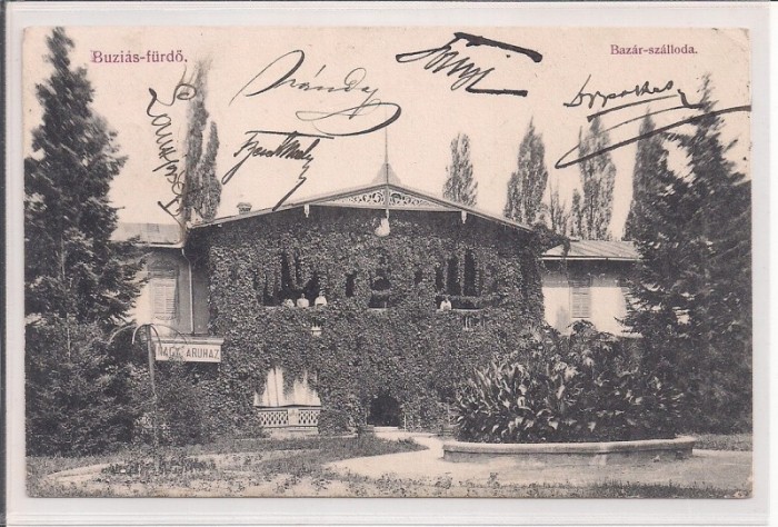 Carte postala circulata in august 1908