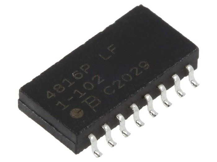Rezistor multipolar Y 1k&Omega; &plusmn;1% 8