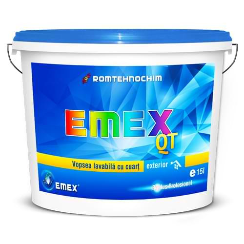 Vopsea Lavabila Cuartz &ldquo;Emex QT&rdquo; - Crem Pastel - Bid. 15 L