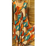 Rochie Vascoza fără m&acirc;neci cod 006Marimea