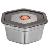 Tava gastronorm Pufo Chef din inox cu capac etans pentru depozitare alimente, ideal pentru catering, restaurante, fast food, capacitate 2 L