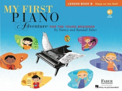 My First Piano Adventure, Lesson Book B: Steps on the Staff: For the Young Beginner [With CD (Audio)] foto