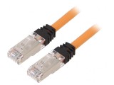 Patch Cord S/FTP 10Gig LSZH Portocaliu 2m