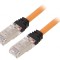 Patch Cord S/FTP 10Gig LSZH Portocaliu 2m