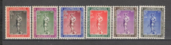 Luxemburg.1937 Sprijin ptr. copii-Contele Wenzel II ML.13