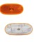 Lampa semnalizare fata/spate MERCEDES SPRINTER 2006-2018; SPRINTER, 02.2018-; VW CRAFTER (2E), 12.2005-04.2017, partea stanga=dreapta, oval; LED; ora